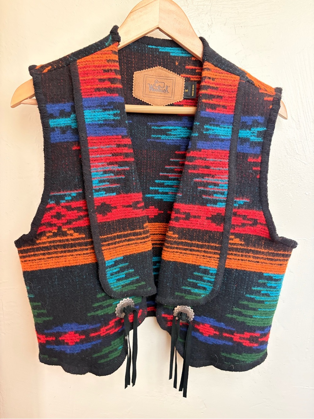 Vintage Woolrich Southwestern Vest